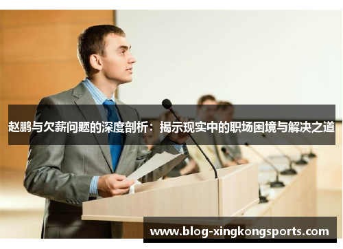 赵鹏与欠薪问题的深度剖析：揭示现实中的职场困境与解决之道